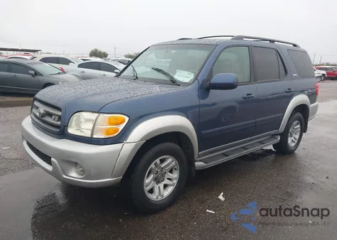 2003 Toyota Sequoia Sr5 V8 from USA, damaged, VIN 5TDZT34A13S151319